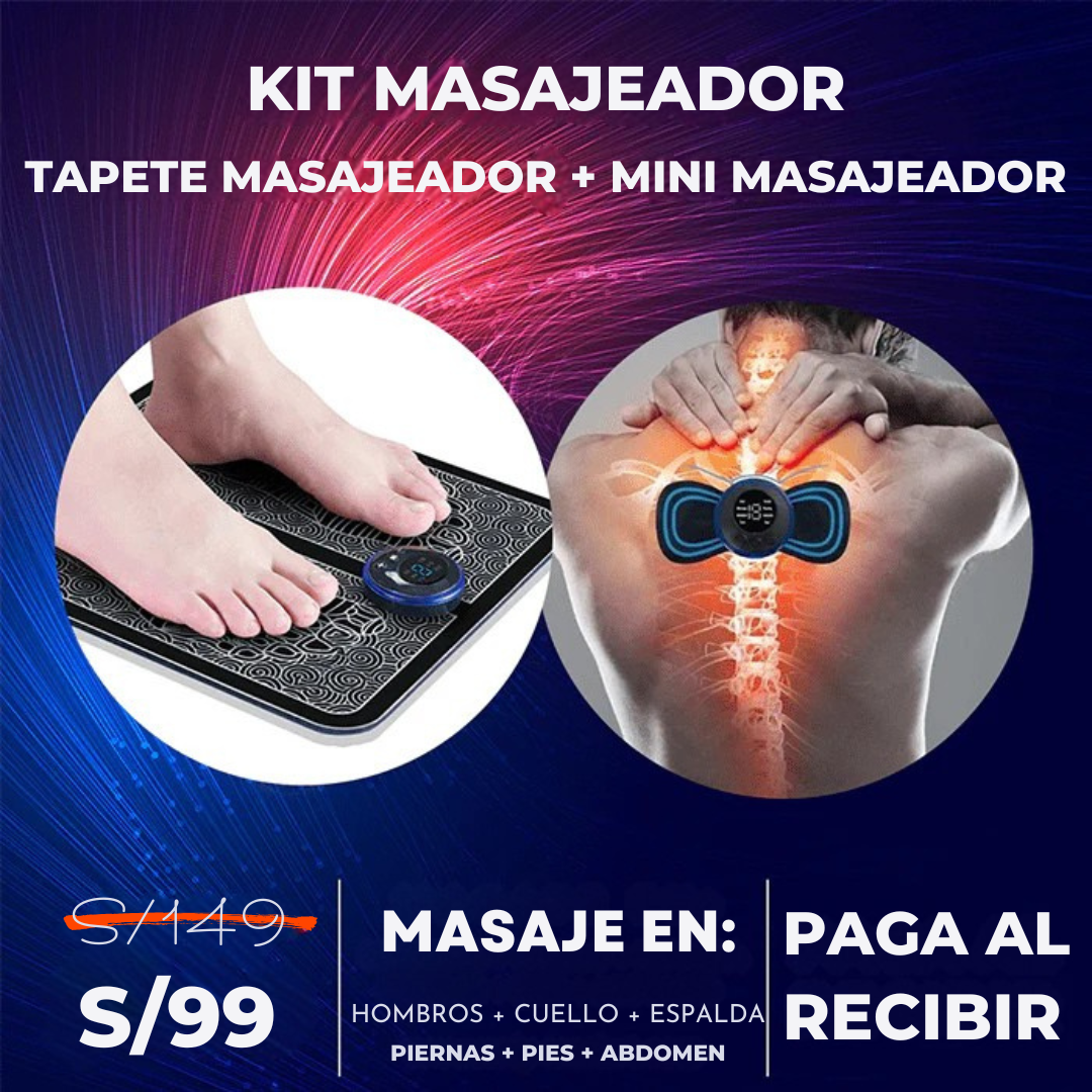 Combo de Masajeadores Revitalizantes // Alivio Total