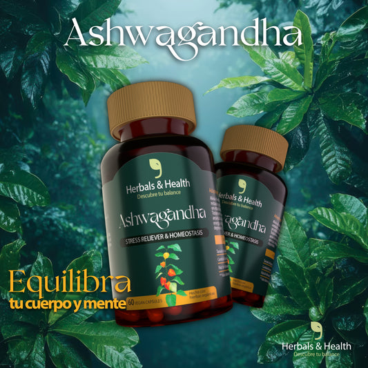 🌿 Ashwagandha Natural – Tu Aliado Contra el Estrés y la Ansiedad
