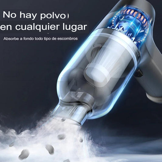 Aspiradora Portátil TurboClean™ – ¡Elimina el polvo de los rincones más difíciles en segundos!