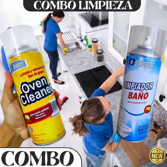 ✨Combo de Limpieza Cocina & Baño Schubert – ¡Tu hogar limpio y reluciente sin esfuerzo!