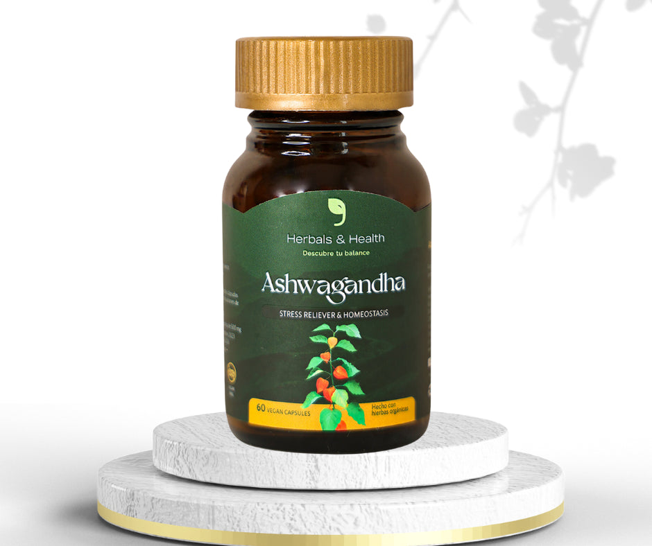 🌿 Ashwagandha Natural – Tu Aliado Contra el Estrés y la Ansiedad